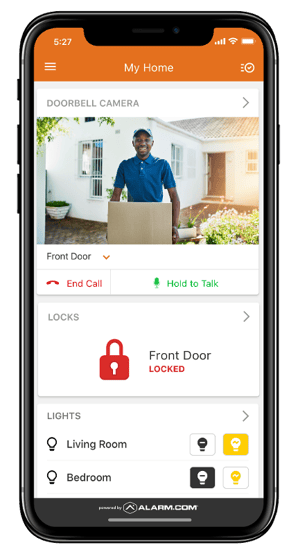 Alarm.com Mobile Doorbell Camera App-1